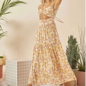 L*space Zuri orange floral dress